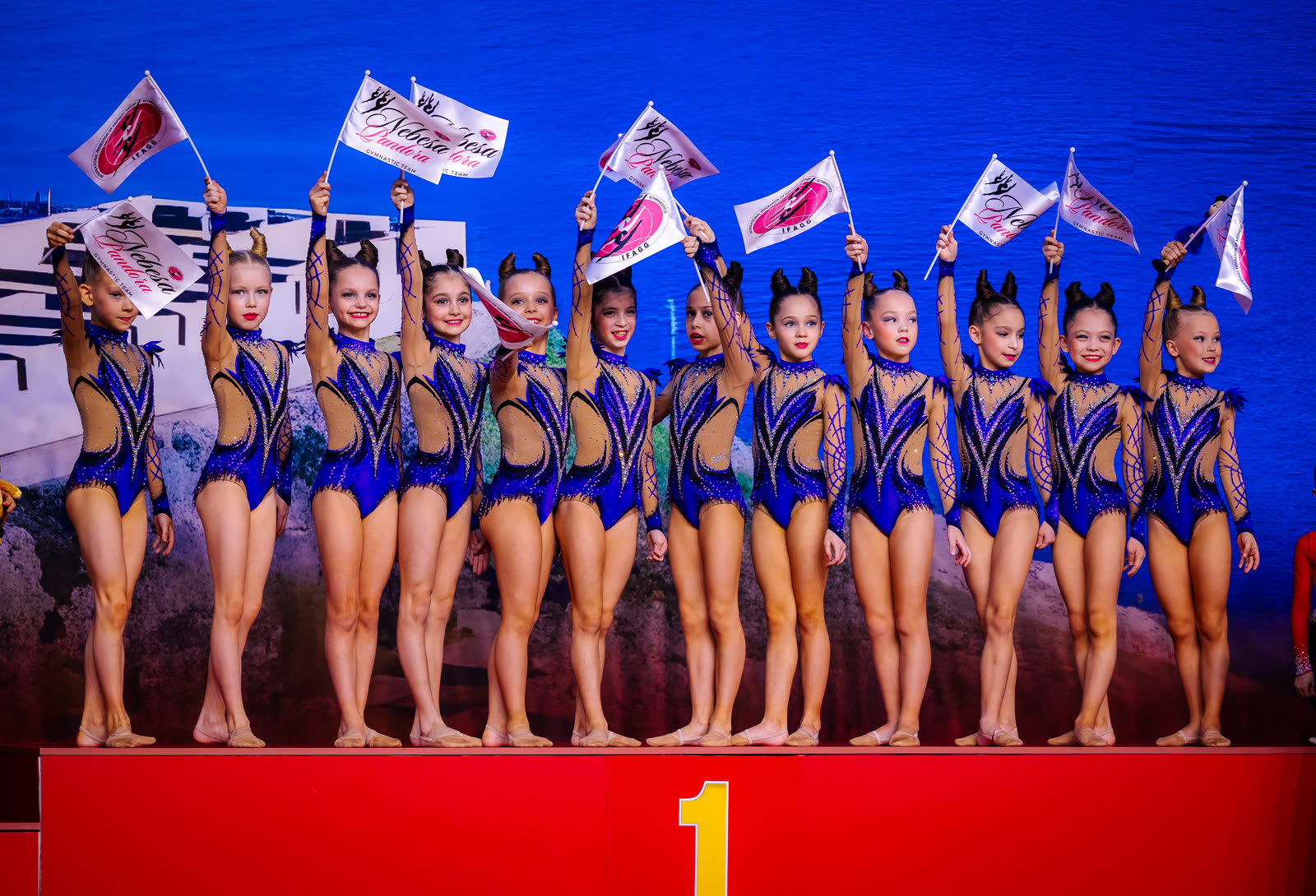«Небеса-Пандора» на первом месте пьедестала IFAGG Children Championships 2026 в Ереване